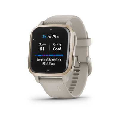 Garmin VENU SQ 2, Music, French Gray/ Cream Gold, WW