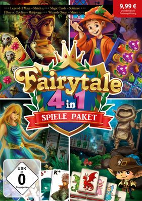 Fairytale 4in1 Paket - Mahjongg - Match 3 - Solitaire - PC Download Version