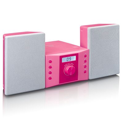 Lenco MC-013PK - Stereoanlage, Pink