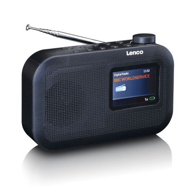 Lenco PDR-026BK - DAB+ Taschenradio