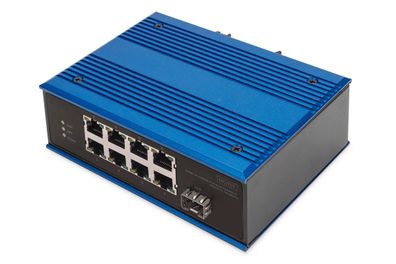 Digitus 8-Port 10/100Base-TX(PoE) to 100Base-FX Ind. PoE Switch