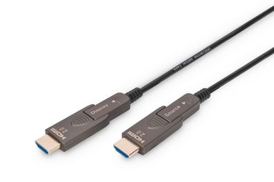 Digitus 4K - HDMI® AOC Hybrid Glasfaserkabel mit abn. Stecker