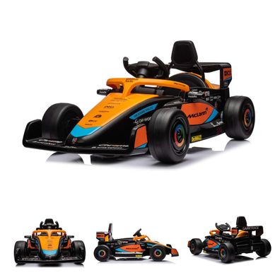 Chipolio Kinder Elektroauto Formel 1 McLaren Fernbedienung Gurt MP3-Anschluss