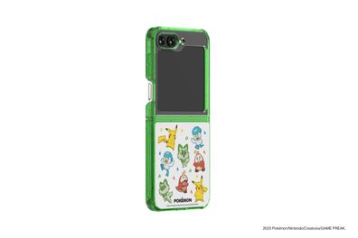 Slash B Slash Pokèmon 7th Eco-Friends Case für Flip5, Yellow