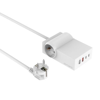 4Smarts 6 in 1 USB-C/A Steckdosenleiste Desk GaN 65W