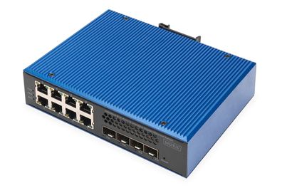 Digitus Industrial 8 + 4 10G Uplink Port L3 managed Switch