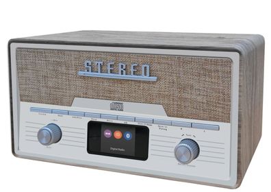 Denver Retro DAB+/FM Radio mit CD/BT/USB MDA-525LW