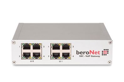 beroNet Gateway BNSBC-M-8FXS 8 FXS port 8 RJ45 slots, ual NIC