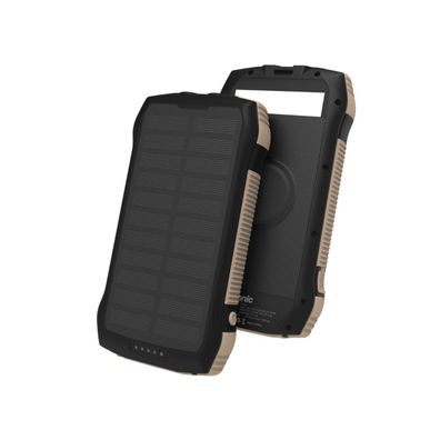 Vinnic SACA PEAK Solar Powerbank 20.000mAh IP65 1xC 2xA, black