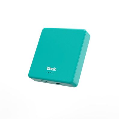 Vinnic MANA Magnetic Wireless Powerbank 8.000mAh, blue