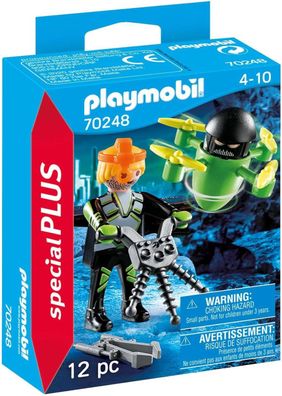 Playmobil Special Plus - Agent mit Drohne (70248)