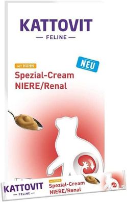 Kattovit Niere/ Renal Spezial-Cream mit Huhn 6x15g