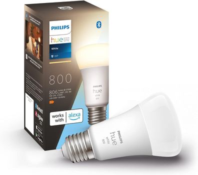 Philips Hue White E27 LED Lampe (806 lm)