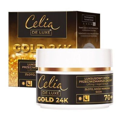 Celia De Luxe Gold 24K Nachtcreme 70 + , 50ml