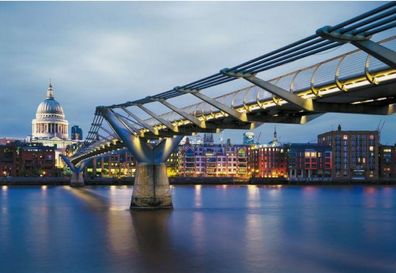 Fototapete 8-924 Millennium Bridge - 368 x 254 cm - Komar - neu - originalverpackt