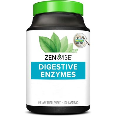 Zenwise, Digestive Enzymes, 100 Veg. Kapseln