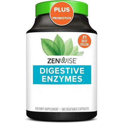 Zenwise, Digestive Enzymes, 180 Veg. Kapseln