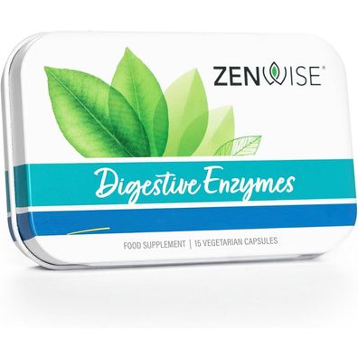 Zenwise, Digestive Enzymes, 15 Veg. Mini Kapseln