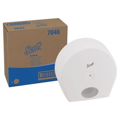 Scott Control Toilet Tissue Spender, Jumbo, weiß, 31,3x30,7x12,7cm, 1 St.