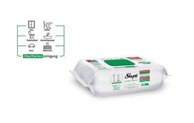 Sleepy Easy Clean Oberflächenreinigungstücher mit Duftende weiße Seife - Grün