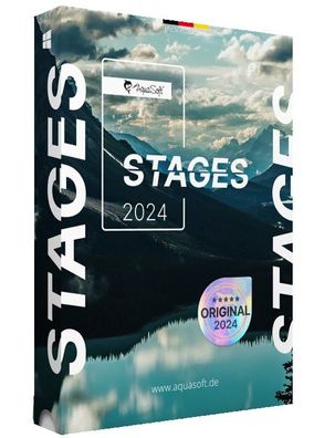Aquasoft Stages 2024 - Professionelle Videoschnittsoftware - PC Download Version