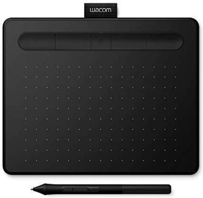 Wacom Intuos Grafiktablett Zeichentablett Small Bluetooth programmierbar schwarz