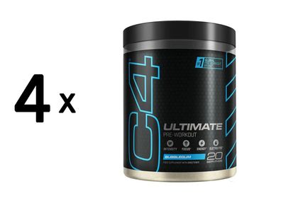 4 x Cellucor C4 Ultimate (496g) Bubblegum