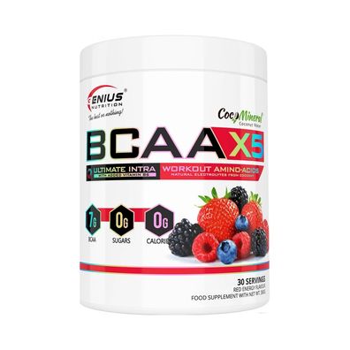Genius Nutrition BCAA-X5 (360g) Red Energy
