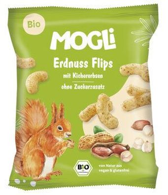 Mogli 6x Bio Reis-Kichererbsen-Erdnüsse Extrudat 30g
