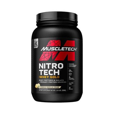 Muscletech Nitro Tech 100% Whey Gold (2lbs) French Vanilla Crème