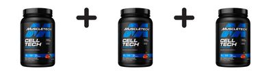 3 x Muscletech Performance Series Cell-Tech (2,5lbs) Fruit Punch