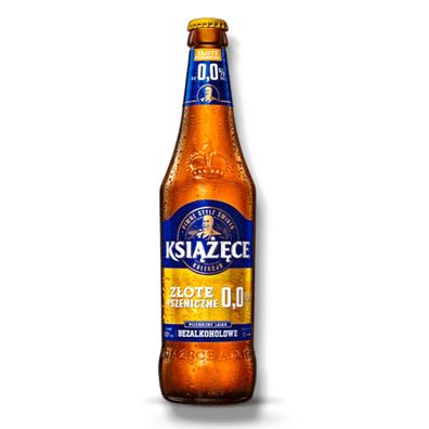 Ksi???ce Z?ote Pszeniczne 12 x 0,5l - Alkoholfreies Weizenlagerbier 0,0% Vol.