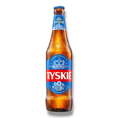 6 x Tyskie alkoholfrei in der 0,5l Flasche - Bier aus Polen