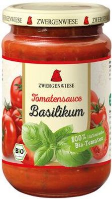 Zwergenwiese 3x Tomatensauce Basilikum 340ml