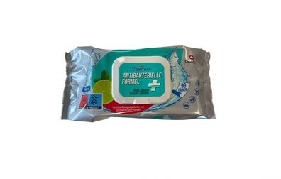 EasyComfort Reuchte Reinigungstücher mit antibakterieller Formel-Frische Limette