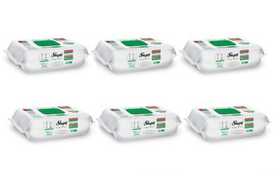 Sleepy Easy Clean Oberflächenreinigungstücher mit Duftende weiße Seife - Grün 6 Packu