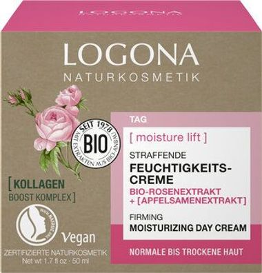 Logona 3x [moisture lift] Straffende Feuchtigkeitscreme 50ml
