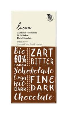 Lacoa 3x Zartbitter Schokolade 60% Kakao 100g