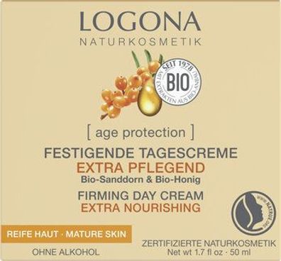 Logona 6x [age protection] Festigende Tagescreme extra pflegend 50ml