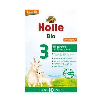 Holle 3x Bio-Folgemilch 3 aus Ziegenmilch 400g
