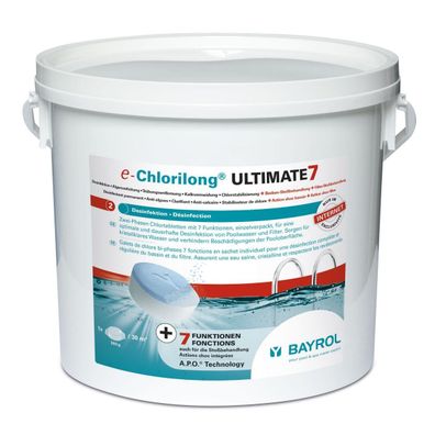 Bayrol e-Chlorilong Ultimate 7 4,8kg 300g-Tabletten 7-fach-Funktion Wasserpflege