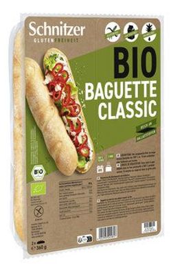 Schnitzer Glutenfreiheit 3x Bio Baguette Classic 360g