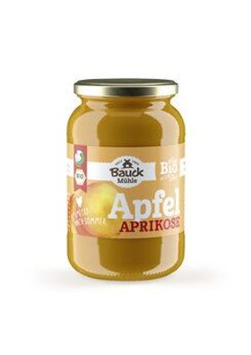 Bauck Mühle 6x Apfel-Aprikosenmus gesüßt Bio 360g
