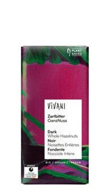 Vivani 3x Zartbitter GanzNuss Schokolade 100g