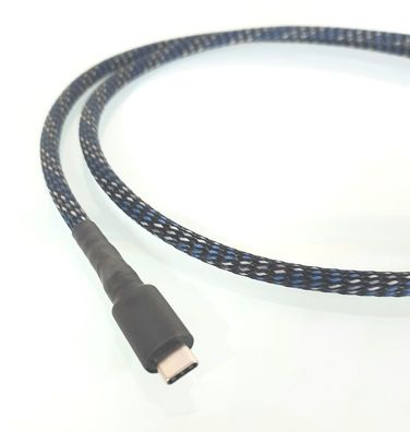 audio-IN "uSB c" / HighEnd Datenkabel / HighSpeed Audio und Video / bLUE