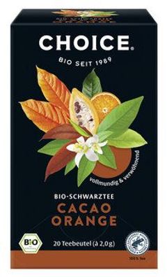 CHOICE® , Yogi Tea GmbH CHOICE® Cacao Orange Bio 20x2,0g