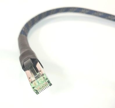 audio-IN "cAT8" / HighEnd Netzwerkkabel / Cat 8.1 / 40 GBit / 8k / 2 GHz / bLUE