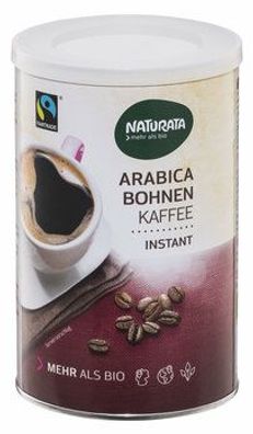 Naturata 6x Arabica Bohnenkaffee, instant, Dose 100g