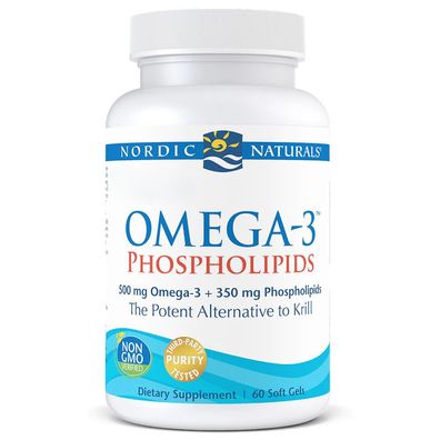 Nordic Naturals, Omega-3 Phospholipids, 500 mg Omega-3 plus 350 mg Phospholipids, ...