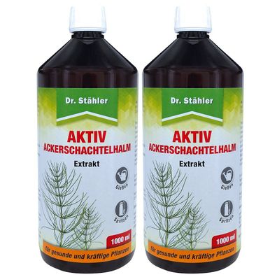 2 x Dr. Stähler Aktiv Ackerschachtelhalm Extrakt 1.000 ml - Pflanzenstärkungsmittel